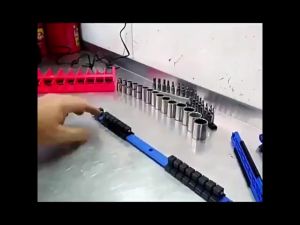3PCS/SET Drive Socket Holder Traight Plastic Wrench Storage Tool box Drive