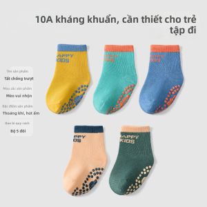 Vớ Trung Cổ Chống Trượt Cách Nhiệt cho Bé Học Đi