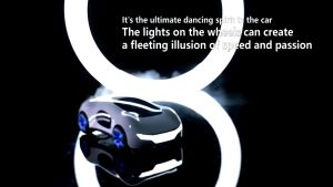 Cadim Gesture sensing 4WD drift cross-country light music spray remote control car toy