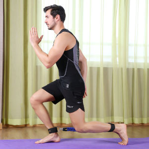 Fitness Training Resistance Band Set Anti-Break Boxing Training Leg Pull Rope Set Side Step Pull Band for Health Exercise