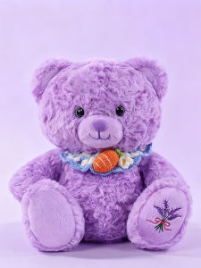 GUAIBUDIAN | Lavender Purple Teddy Bear Stuffed Toy