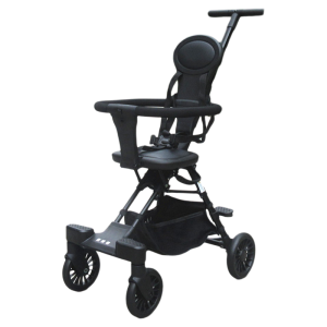 Convenient Lightweight Folding Baby Stroller Easy to Handle Four-Wheel Pushchair for City Outings And Park Visits Child Safety Standards