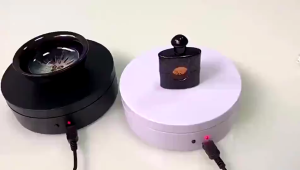 Expose 360 Rotating Display Stand Electric Turntable Smooth 5V USB 3KG 25s Forward Reverse for Photography Live Selling