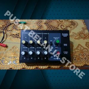 BERGARANSI WEITESI Professional Console Karaoke Mixer 8 Channel Input Mic AM 228