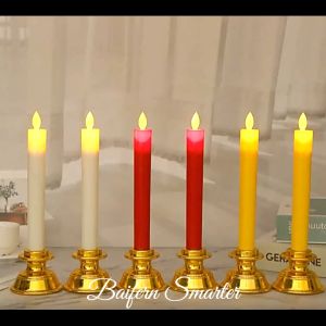 เทียน LED แถมถ่าน! เทียนไฟสบัด สวยเหมือนจริง เทียนสะบัด กระถางธูปไฟฟ้า ธูปใส่ถ่าน ไร้ควัน ธูปไฟฟ้า