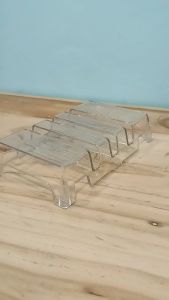 Charging Stand Holder Pengecasan Handphone Akrilik Tebal Berkualitas 3in1