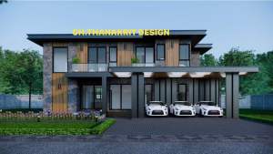 แบบบ้านโมเดิร์น 2 ชั้น