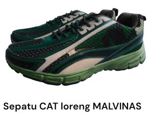 Sepatu Sneakers Loreng TNI AD Pria Wanita Casual - Shoes