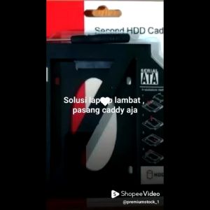 Caddy SSD Slim 9.5 dan 12.7 MM SATA DVD