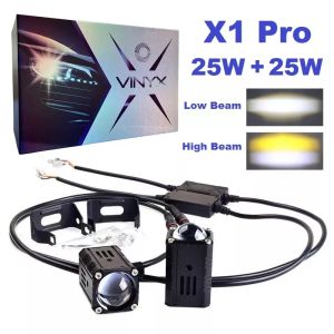 LED Sorot Laser Gun X1 Pro 2 Warna 25Watt 2 Warna Mobil Motor