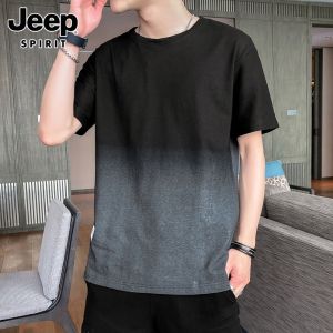 เสื้อยืดคอกลมแขนสั้นผ้าฝ้ายแท้หลวมๆ ลำลองสำหรับผู้ชาย ฤดูร้อน 2025 เสื้อยืดคอกลมลายใหม่ ลายสก็อต ทรงหลวมๆ ลำลอง