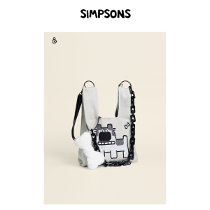 Original SIP Korean Version Knitted Sling Bag for Women Creative Color-Block Crossbody Shoulder Bag Polyester Medium Size