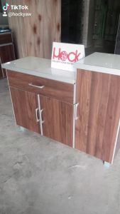 4 Feet Kitchen Gas Stove Cabinet Walnut Color 5818 / Wenge 6818 / Maple 9818 Furniture