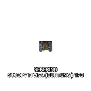 Sekering Scoopy Fi  7.5A Kuning Tua (Buntung) Harga Per 1 PC - Fuse DX Micro Fuse Mikro Sekring Tusuk Tancap Kotak 75 Ampere Honda Beat Fi Full Injeksi 2020 Genio