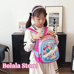 Balo mẫu giáo hoạt hình gấu dâu kuromi đáng yêu cho bé gái 2-5 tuổi Cặp sách nhỏ trẻ em thời trang BOLALA STORE BA036