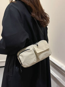 Lightweight Sport Bag 2025 Summer New Fashion Versatile Small Womens Bag Single Shoulder Slant Cross Handheld Nylon Waterproof Bag