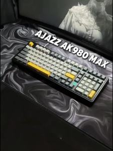 AJAZZ | Bàn Phím Cơ Chơi Game AJAZZ AK108 108 Phím - Có dây/BT/Không Dây 2.4G Hỗ Trợ Thay Nóng Kích Thước Đầy Đủ Tương Thích Máy Tính Để Bàn/laptop