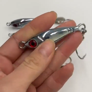 Bite 5g-40g Fishing Lures Metal Jig Bass Sequins Long Shot Fishing Lure Baits Hard Spoon Bait Jig Lure