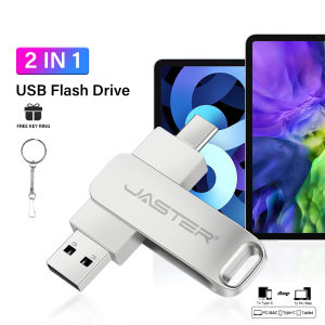 Jaster | 2 in 1 Otg TYPE-C USB-C Flash Pen Drive Metal Memory Stick Usb 2.0 Flash Disk 64G 2tb USB2.0 Dual C Pendrive  flash drive 128gb
