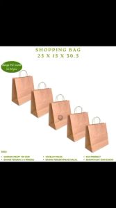 Shopping Bag Paper Bag 25X15X30.5 (Isi 12 Pcs-S.BG2)