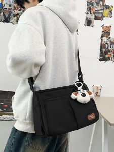 Casual Commuter Mens Crossbody Bag Lightweight Travel Sports Backpack Single Shoulder Bag for Students Class Street Trend