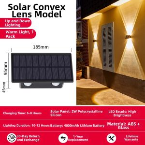 JUCHUENG | Waterproof Solar Wall Mounted Light