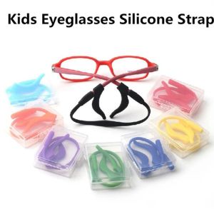 GOLFDIN ความปลอดภัย อุปกรณ์เสริมแว่นตา เด็ก เด็ก เชือกเส้นเล็กแว่น สายแว่น ห่วงโซ่แว่นตาซิลิโคน ที่เกี่ยวหู