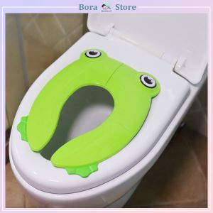 Nắp thu gọn bồn cầu cho bé đi vệ sinh có thể gắp gọn mang đi