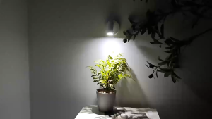 Magnetic Base USB Rechargeable LED Cordless Wall Light with Touch Switch Black White Magnet Dimmable Bedside Lamp for Reading