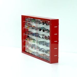 Rak Hotwheels Akrilik Isi 5/9/10/12/16/20/24/30/48/72 - No Header Slim Edition Skala 1:64