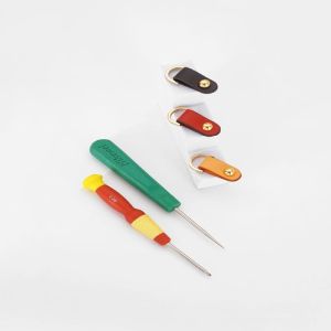 2Pcs Bag Buckles Handbag Strap Buckles Bag Pendant Ring Decoration D-shaped Buckles PU Link Hardware Bag Hardware Accessories