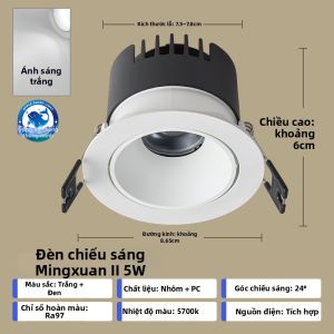 OPPLE | Đèn LED Âm Trần Chống Loá cho Phòng Khách