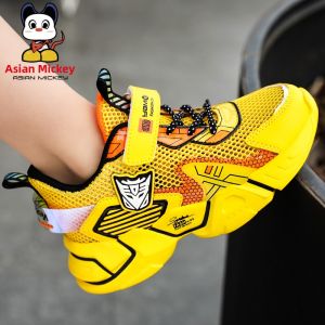 YAMIQI | Yellow Summer Breathable Mesh Boys Shoes