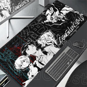 Bandai | Large Computer Anime Mousepad Evangelion Laptop Office Extend Table Pad XXL E-Sports Stitch Edge Gamer Keyboard Mat for LOL CSGO