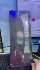 MATTE BLACK SQUARE CASING NUMBER PLATE (universal)