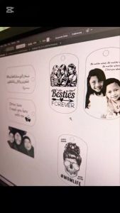 KEYCHAIN STAINLESS STEEL DOG TAG | PERSONALISED METAL KEY CHAIN | ENGRAVED KEY CHAIN