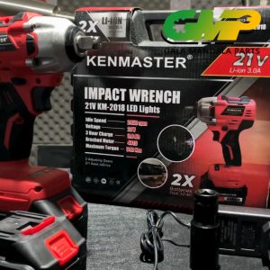 Kenmaster Impact Wrench 21V KM-2018 Led Light Pembuka Baut Motor Mobil