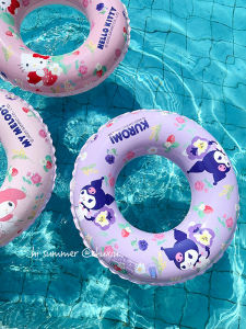 CHUXIU | Cute Kurokami Design Children Thickened Anti-Tipping Swimming Ring