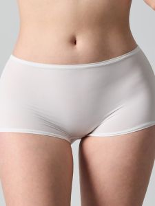 Elastic Seamless Antibacterial Mid Waist Briefs