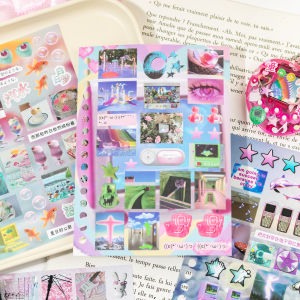 30sheets Kawaii Japanese Aesthetic Stationery Sticker Book Creative Decoration DIY Scrapbook Cute Diary Stickers