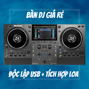 NUMARK MIXSTREAM PRO GO - BÀN DJ KHÔNG DÂY ĐẦU TIÊN TRÊN THẾ GIỚI TÍCH HỢP PIN VÀ LOA