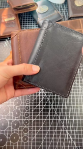 Ví nam ADV01 bóp da nam ví da nam ví đứng da bò thật nhiều ngăn đựng tiền đựng thẻ ví nam nhỏ gọn ví da giá rẻ bảo hành 6 tháng chính hãng - Adonis