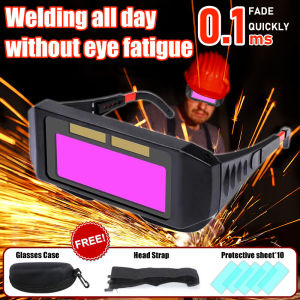 Welding all day without eye fatigue Welding Glasses goggles solar welding mask welding automatic darkening Dimming kacamata welding sunglass safety glasses for work cermin mata untuk welding