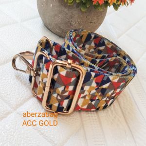 Tali selempang katun motif fullcolour