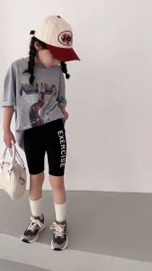 Celana Pendek Olahraga Anak Perempuan Stretch Import