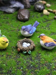 Đồ Trang Trí Bằng Nhựa Trái Đất Hình Quả Trứng Chim Dễ Thương Vườn Hoa Cảnh Quan Bàn Trang Trí Sân Vườn Nhỏ Đồ Trang Trí Thiên Nhiên