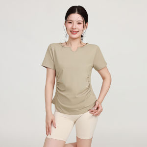 MaxRun World | Slim Fit Quick Dry Womens Sport Top For Yoga & Pilates