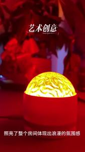 LED Projector Northern Aurora/Water Ripple Projector Lamp Night Light Remote Control Nightlight Decor USB LED Atmosphere Light