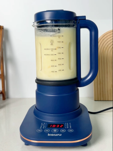 Kawu Soymilk Maker Tanpa Ampas 1.65L mesin susu kedelai otomatis 8 fungsi es yang bisa dihancurkan