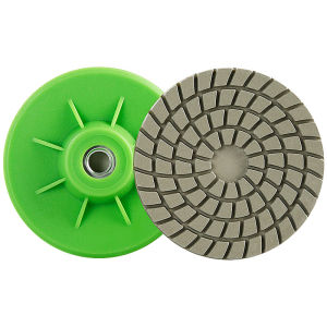 3PCS 80mm Dry Polishing Disc for M10 Angle Grinder Ceramic Tile Trimming Edge Chamfering & Marble Quartz Polishing Tool